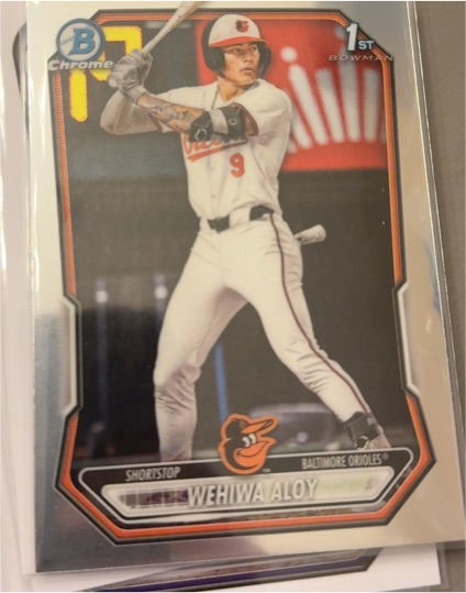 2026 Bowman Chrome #BCP-135 Wehiwa Aloy — front