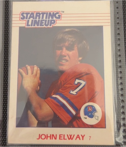 1988 Kenner Starting Lineup #7 John Elway — front