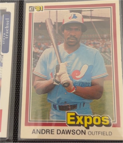 1981 Donruss #212 Andre Dawson — front