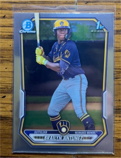 2026 Bowman Chrome #BCP-41 Brailyn Antunez — front