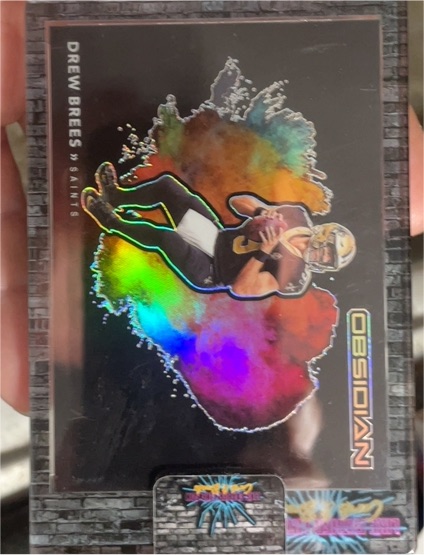 2024 Panini Prizm Draft Picks Color Blast #CB-35 Drew Brees — front