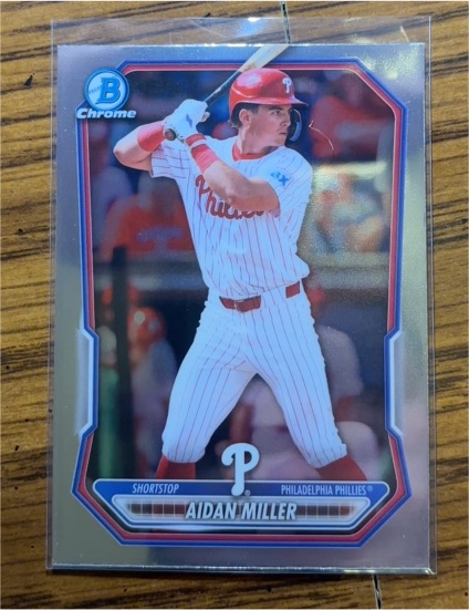 2026 Bowman Chrome #BCP-49 Aidan Miller — front