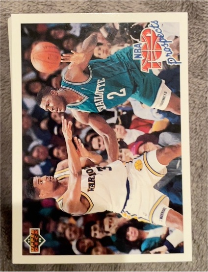 1991-92 Upper Deck #438 Larry Johnson — front