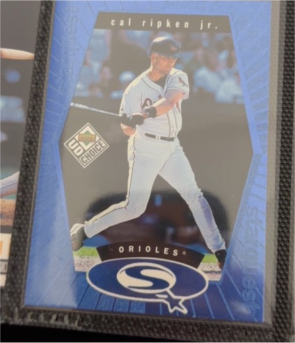 1999 Upper Deck UD Choice StarQuest Blue #SQ21 Cal Ripken Jr. — front