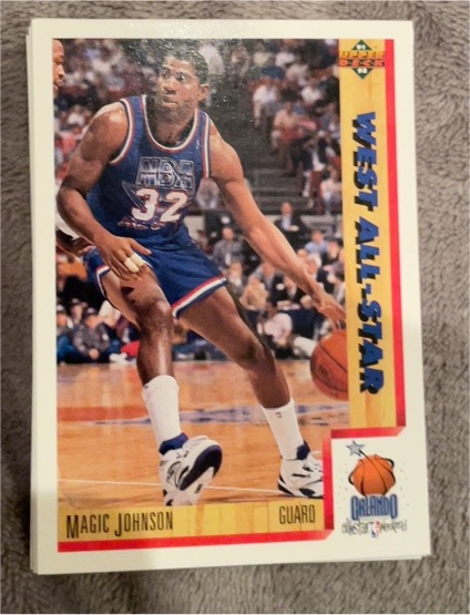 1991-92 Upper Deck #464 Magic Johnson — front