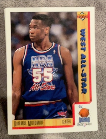 1991-92 Upper Deck #471 Dikembe Mutombo — front