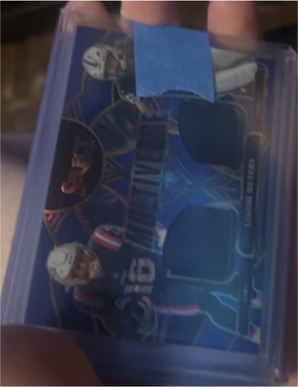 2025 Panini Select Multiverse Tom Savage and Logan Thomas Dual Patch #/25 — front