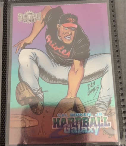 1998 Skybox Metal Universe #213 Cal Ripken Jr Hardball Galaxy — front