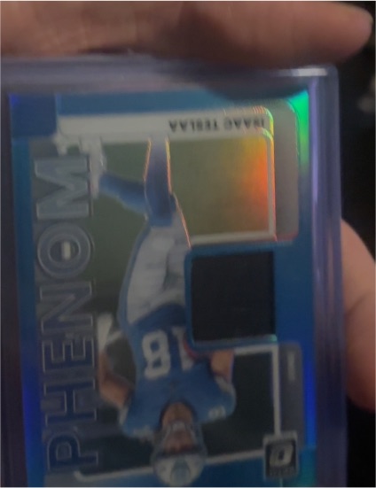 2025 Donruss Optic #RPBH-ITA Isaac Teslaa Rookie Phenom Blue Hyper Prizm — front