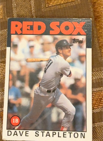 1985 Topps #322 Dave Stapleton — front