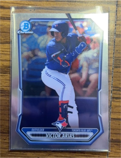 2026 Bowman Chrome Prospects 1st Bowman #BCP-29 Victor Arias — front