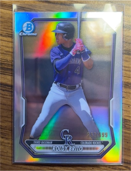 2026 Bowman Chrome #BCP-21 Roldy Brito — front