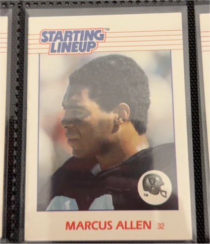 1988 Kenner Starting Lineup #32 Marcus Allen — front