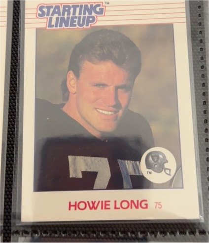 1988 Kenner Starting Lineup #75 Howie Long — front