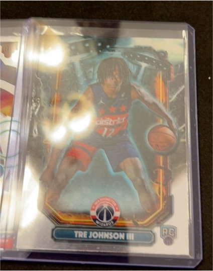 2026 Topps Chrome Cosmic #ET-16 Tre Johnson III — front