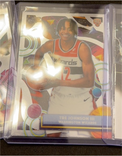 2026 Topps Chrome Cosmic #115 Tre Johnson III — front