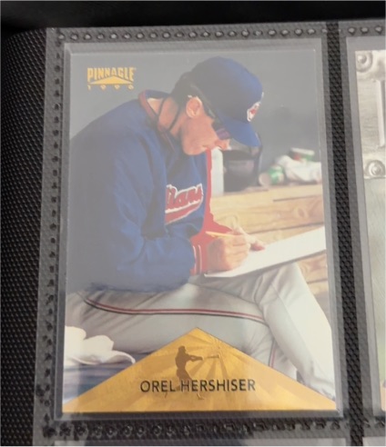 1996 Pinnacle Starburst #148 Orel Hershiser — front