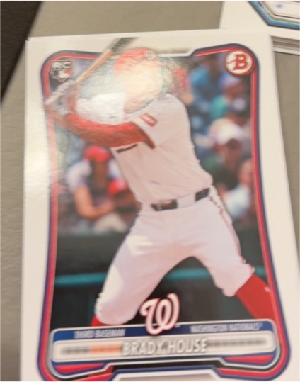 2023 Bowman #BP-68 Brady House — front