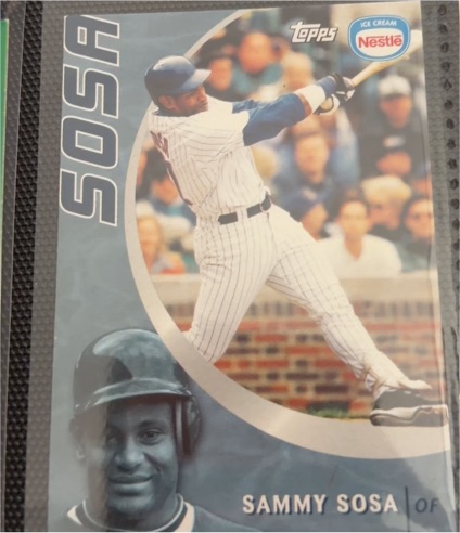 2002 Topps Nestle #5 Sammy Sosa — front
