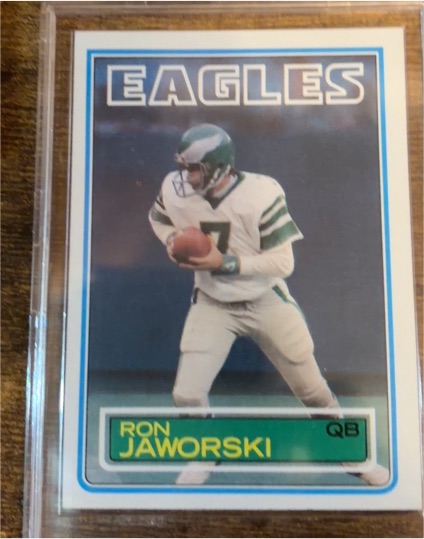 1983 Topps #142 Ron Jaworski — front