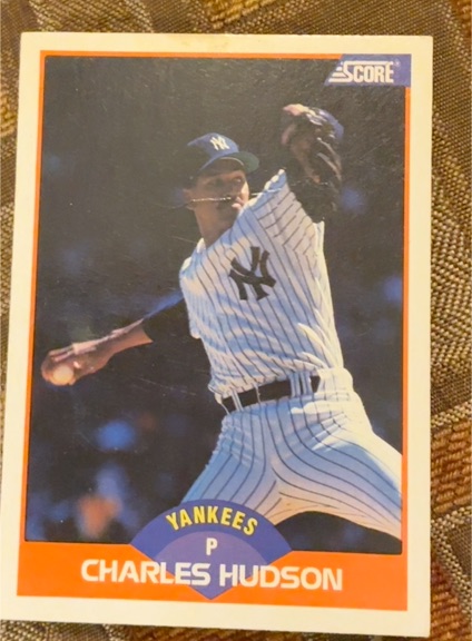 1989 Score #415 Charles Hudson — front