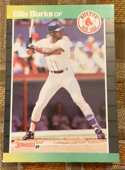 1989 Donruss #303 Ellis Burks — front