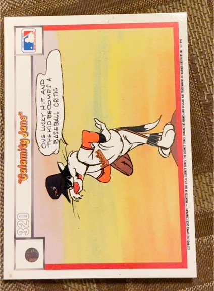1990 Upper Deck Looney Tunes Comic Ball #320 Calamity Jane — front