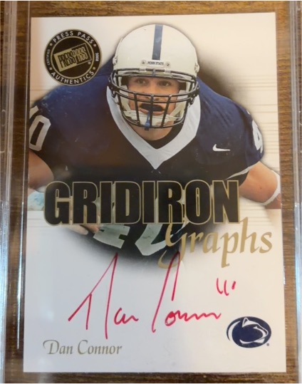 2008 Press Pass SE Gridiron Graphs #GG-DC Dan Connor — front