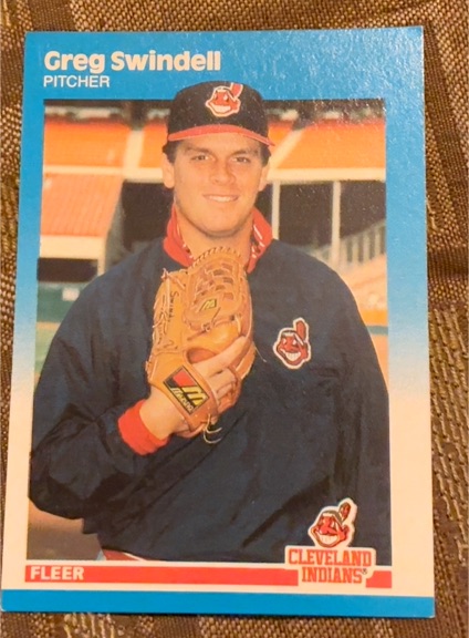 1987 Fleer Update #U-116 Greg Swindell — front