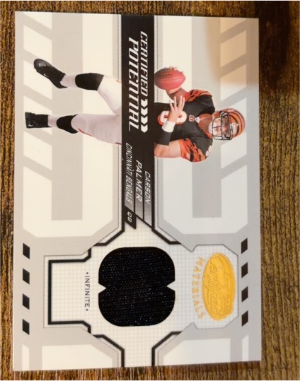 2005 Leaf Certified Materials Certified Potential #8 Carson Palmer — front