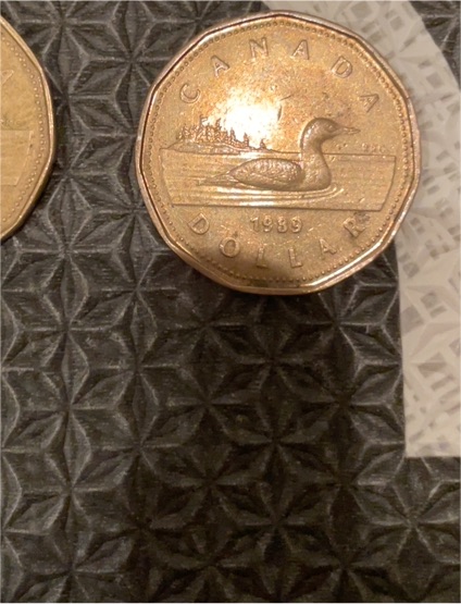 1989 Canada One Dollar Coin Loonie — front