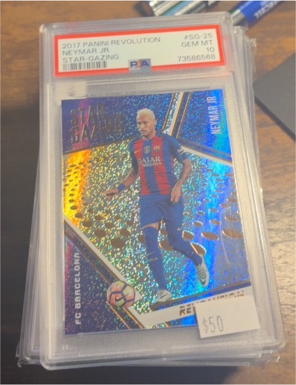 2017 Panini Revolution #SG-25 Neymar Jr. Star-Gazing — front