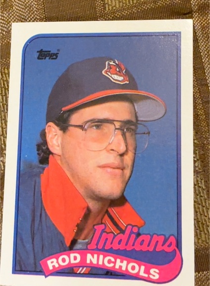 1989 Topps #443 Rod Nichols — front