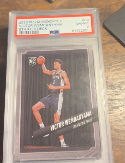 2023 Panini Prizm Monopoly Starter Deck #S8 Victor Wembanyama — front