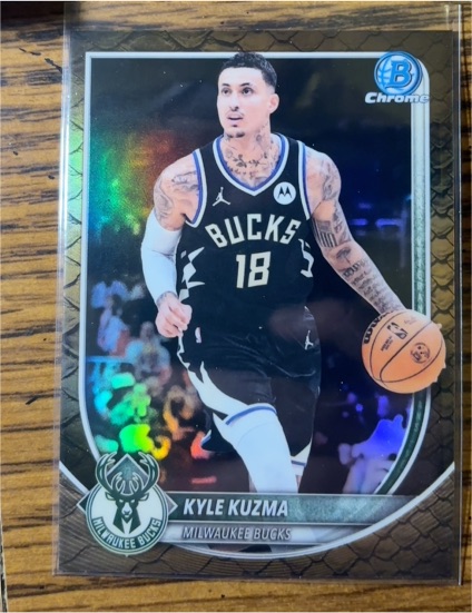 2025-26 Bowman Chrome #BCV-82 Kyle Kuzma — front