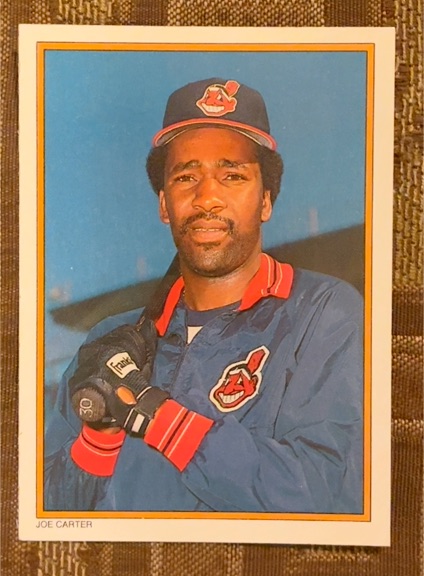 1987 Topps #16 Joe Carter Cleveland Indians — front