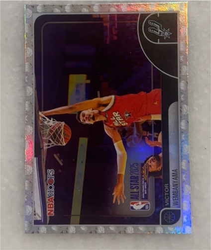 2025-26 Topps NBA Hoops #289 Victor Wembanyama All-Star Game — front