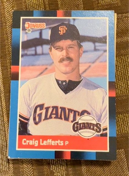 1988 Donruss #515 Craig Lefferts — front