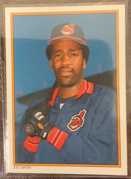 1987 Topps #16 Joe Carter — front