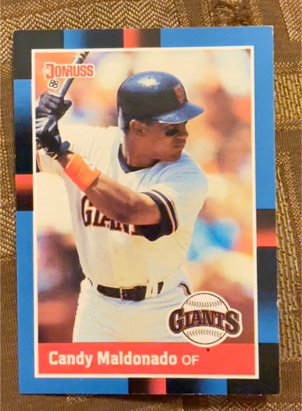 1988 Donruss #391 Candy Maldonado — front