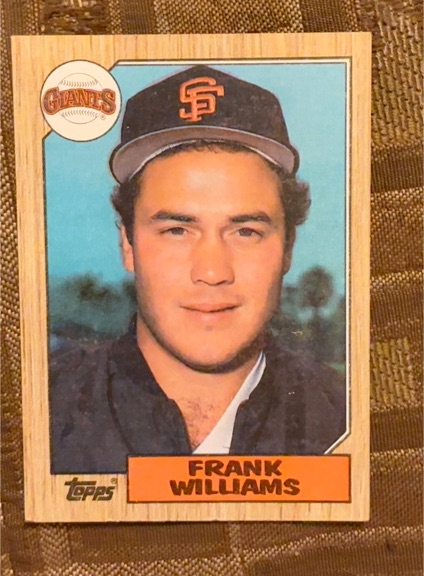1987 Topps #96 Frank Williams — front