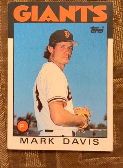 1986 Topps #138 Mark Davis — front