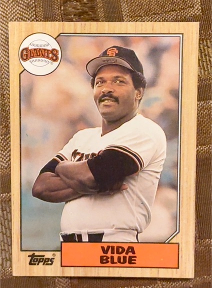 1987 Topps #260 Vida Blue — front