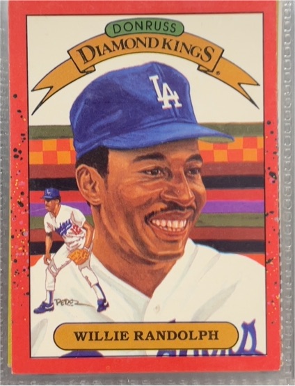 1990 Donruss Diamond Kings #19 Willie Randolph — front