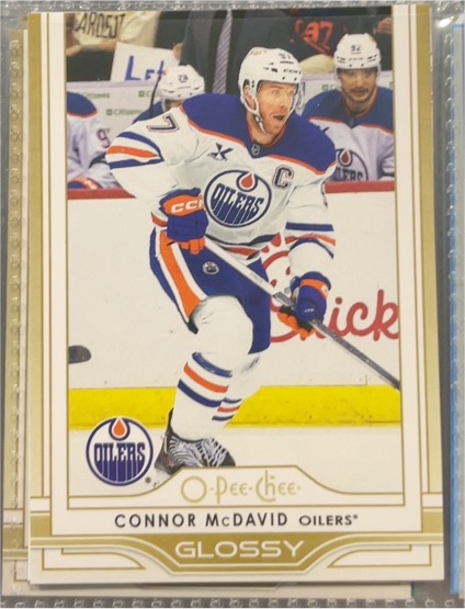 2025-26 Upper Deck #OG-47 Connor McDavid O-Pee-Chee Glossy Gold — front