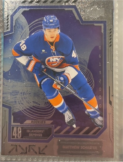 2025-26 Skybox Metal Universe #113 Matthew Schaefer — front