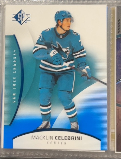 2025-26 Upper Deck SP #26 Macklin Celebrini — front