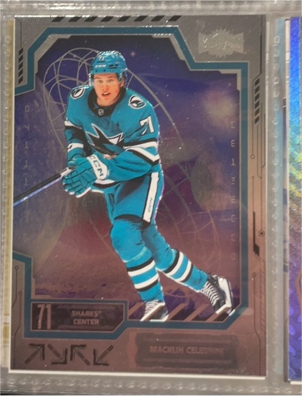 2025-26 Upper Deck SkyBox Metal Universe #28 Macklin Celebrini — front