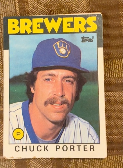 1986 Topps #292 Chuck Porter — front