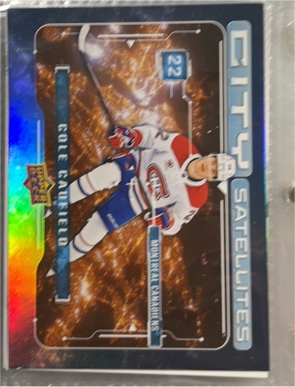 2024-25 Upper Deck Series 1 #CS-13 Cole Caufield City Satellites — front